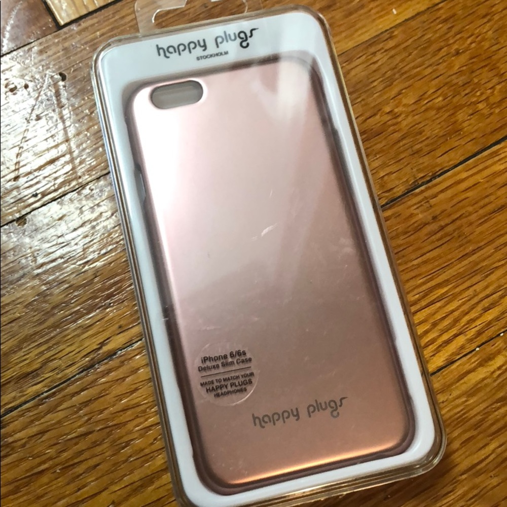 Happy Plugs Rose Gold 6/6s iPhone Case